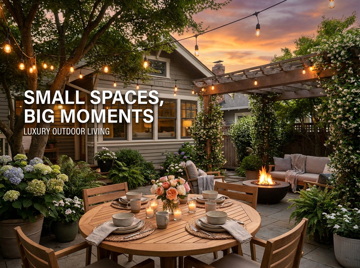 Small Backyard, Big Summer: How to Make Any Outdoor Space Feel Like More