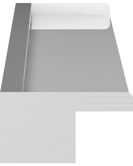 NNEVL Rectangular Waterfall Pool Fountain Stainless Steel 110 cm