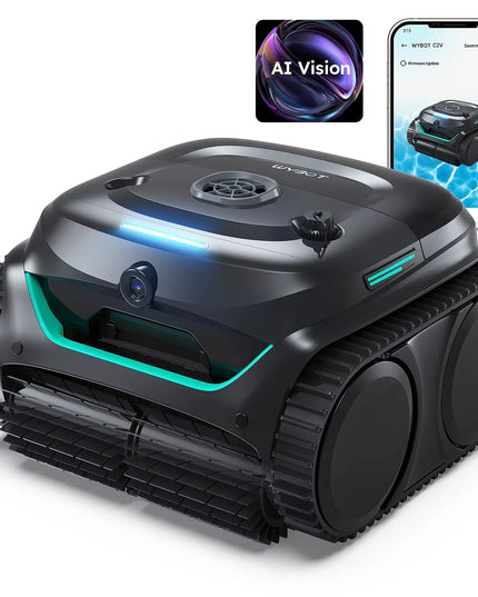 WYBOT C2 Vision Robotic Pool Cleaner Vacuum with AI Vision & Smart APP Control