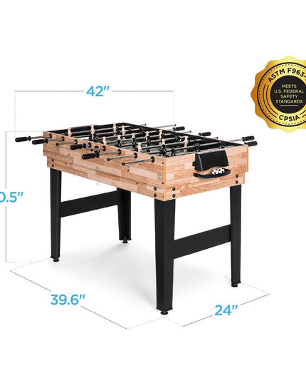 10-in-1 Combo Game Room Table Set Pool, Foosball, Ping Pong, Chess