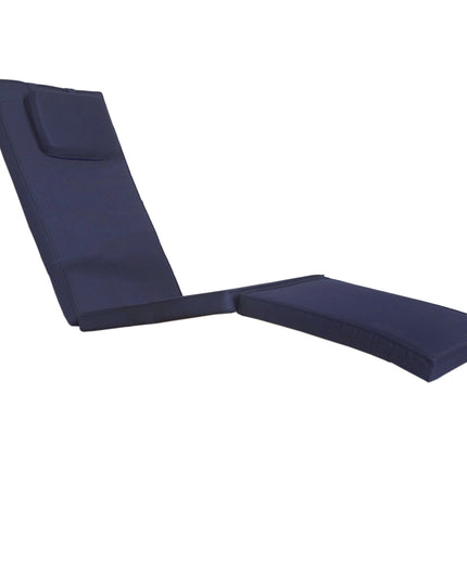 Blue Steamer Chair Cushion