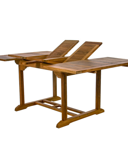 9-Piece Butterfly Extension Table Folding Chair Set