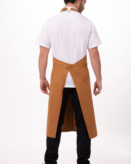 NNEDSZ Rockford Nutmeg Chefs Bib Apron by Chef Works