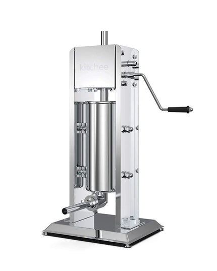 NNEDSZ 5L Manual Vertical Sausage Filler - Stainless Stuffer Meat Press Machine