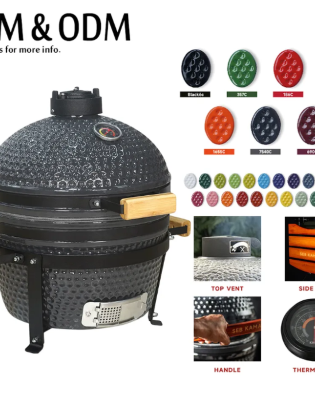 Kamado Ceramic BBQ Grill