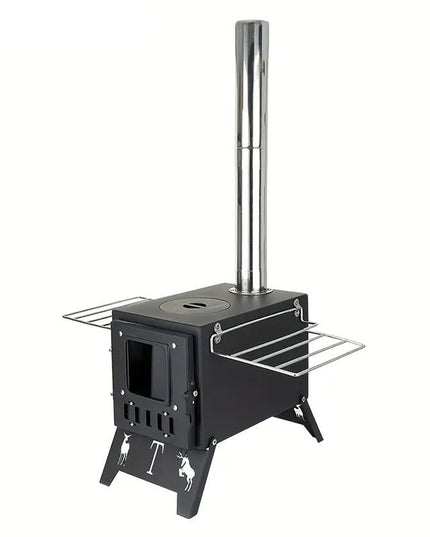 NNETM Outdoor Camping Wood Stove Tabletop Heater
