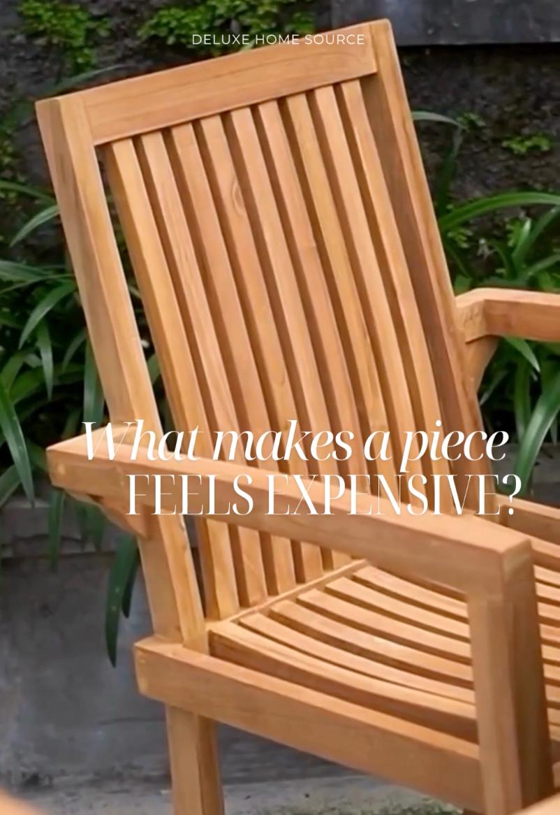 What Makes a Piece FEEL Expensive?