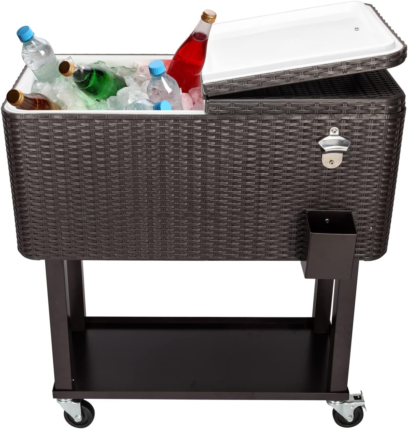 Elevate Your Outdoor Experience with Our Stylish 80 Quart Rolling Cooler - Perfect for Parties and Picnics!