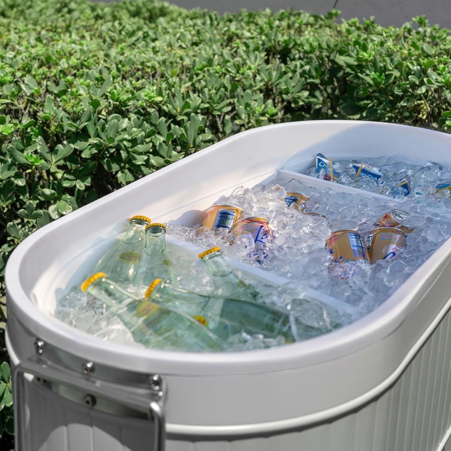 Beat the Heat with Our Stylish 120-Qt Rolling Patio Cooler – Your Ultimate Companion for Summer BBQs, Beach Days, and Backyard Gatherings!