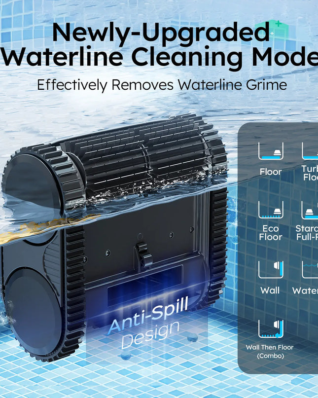 WYBOT C2 Cordless Robotic Pool Cleaner With App Control