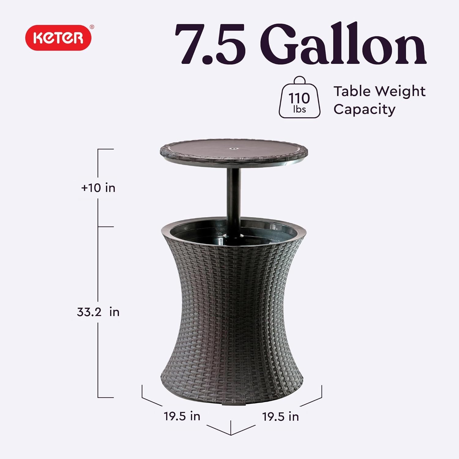 Elevate Your Outdoor Experience with the Pacific Cool Bar: The Ultimate Beverage Cooler and Stylish Patio Table!