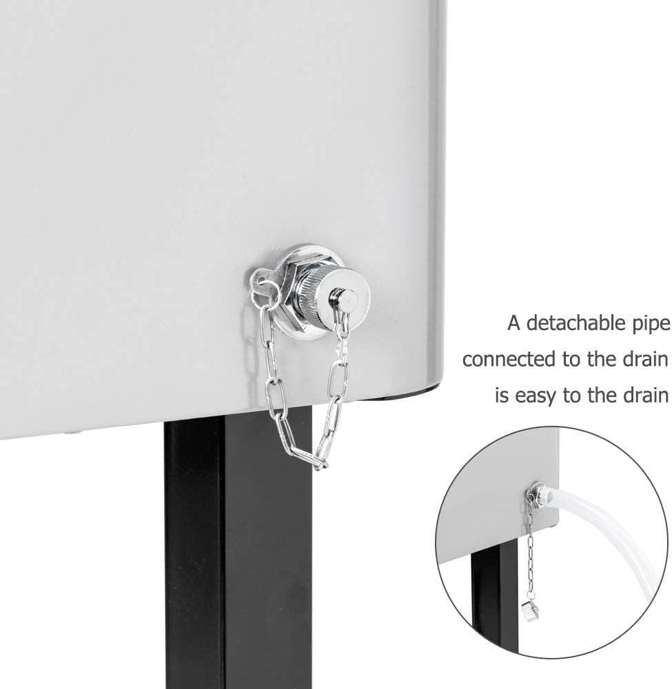 Beat the Heat with Our 80 Quart Rolling Ice Chest! Ideal for Patio Parties, Poolside Gatherings, and Outdoor Fun - Complete with Convenient Shelf & Built-in Bottle Opener!