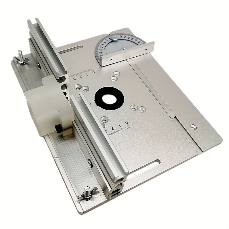 1pc Aluminum Router Table Insert Plate for Woodworking Bench Upgrade