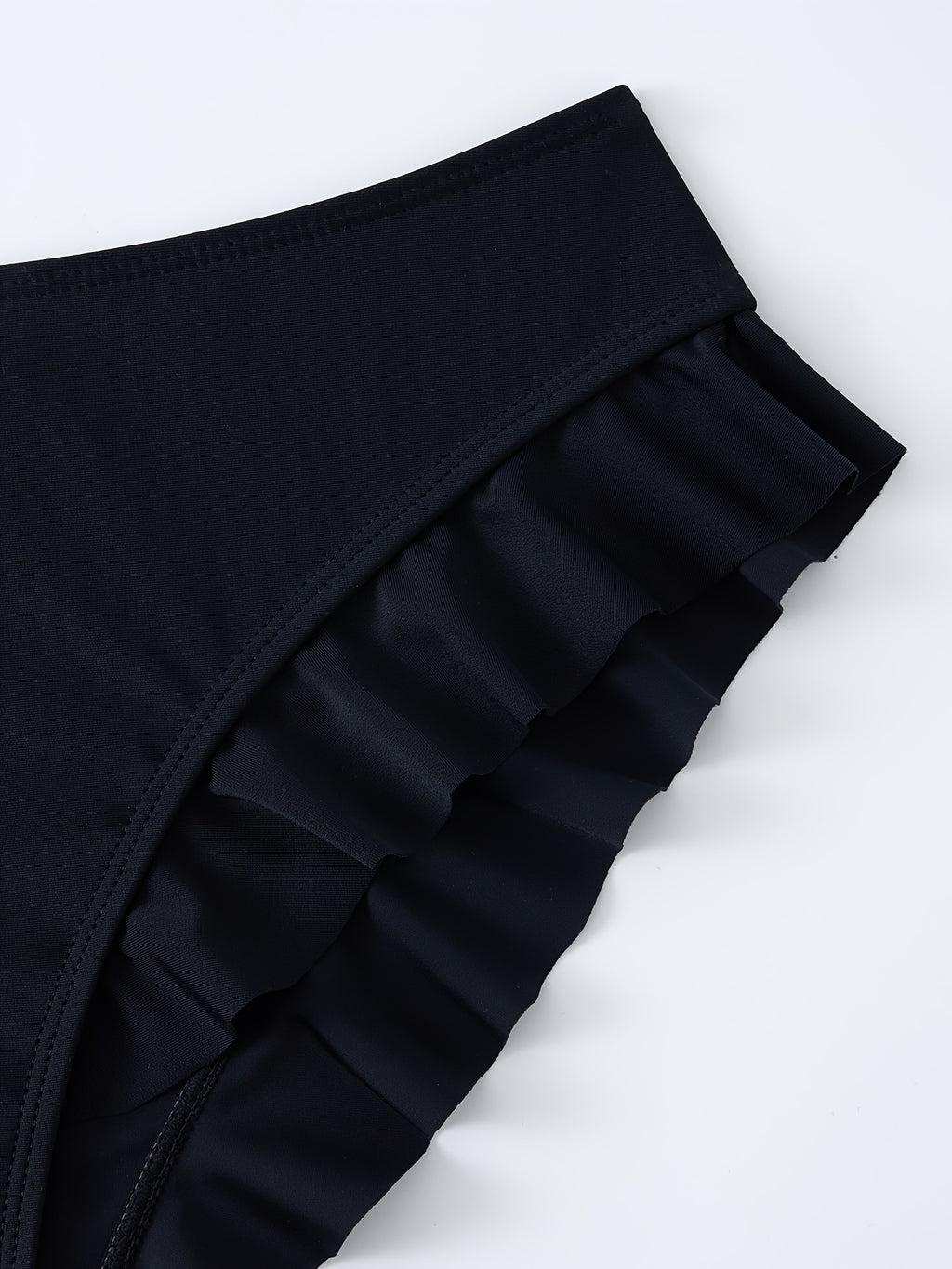 Sexy Ruffle Bikini Bottoms - Flattering High-Waisted Design, Delicate Ruffled Trim, Trendy and Stylish, Low-Rise Brief Cut - Designed for Women, Perfect for Beach and Pool, Bikini Swim Brief Style