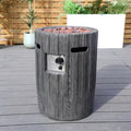 Penny Outdoor Vertical Wood Grain Effect Heater