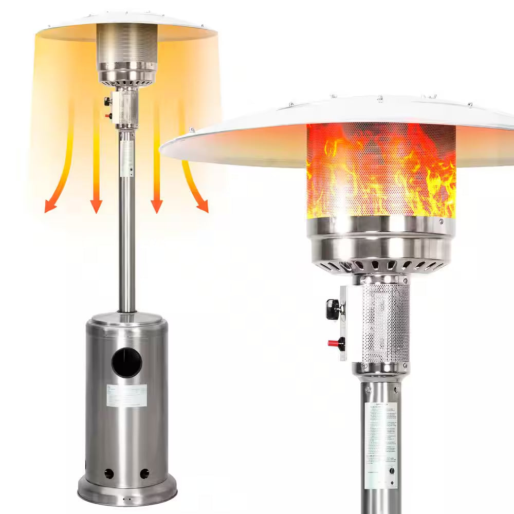 46000-BTU Stainless Steel Outdoor Heater