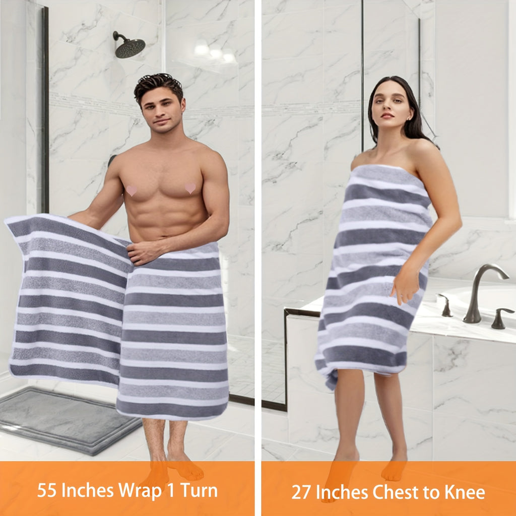 12pcs/ 8pcs/ 4pcs Bath Sheet, Extra Large Coral Fleece Bath Sheet, Large Bath Towels, Ultra-lightweight, Blazing Quick-Dry, Incredibly Absorbent, for Home, Gym, Pool, Spa 55.12*27.56ln Father's Day Gift, Valentine's Day Gift,