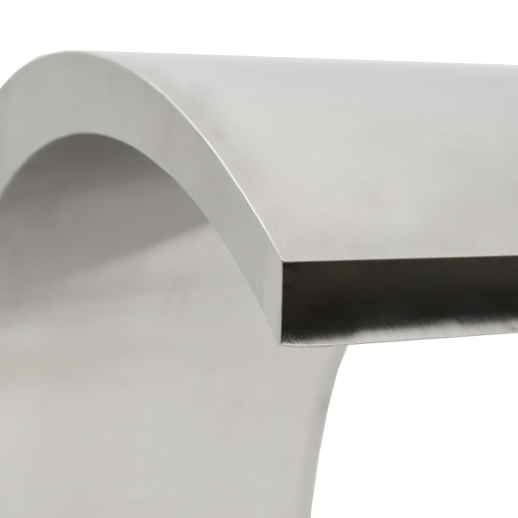vidaXL Pool Fountain 8.7"x23.6"x27.6" Stainless Steel 304-4