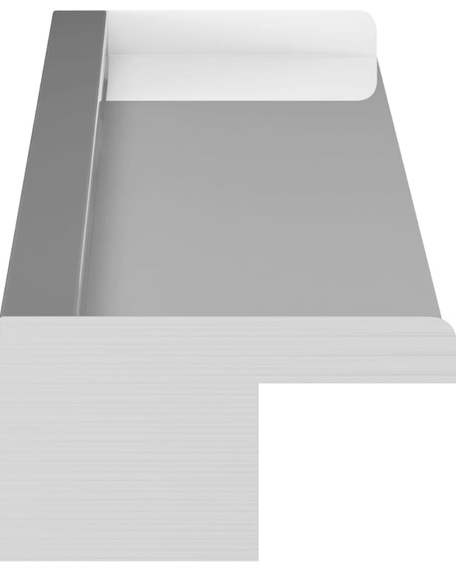 NNEVL Rectangular Waterfall Pool Fountain Stainless Steel 110 cm