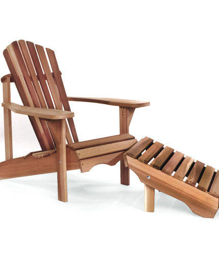 Adirondack Chair and Ottoman