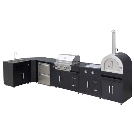 Outside bar Island Barbecue Grill Island