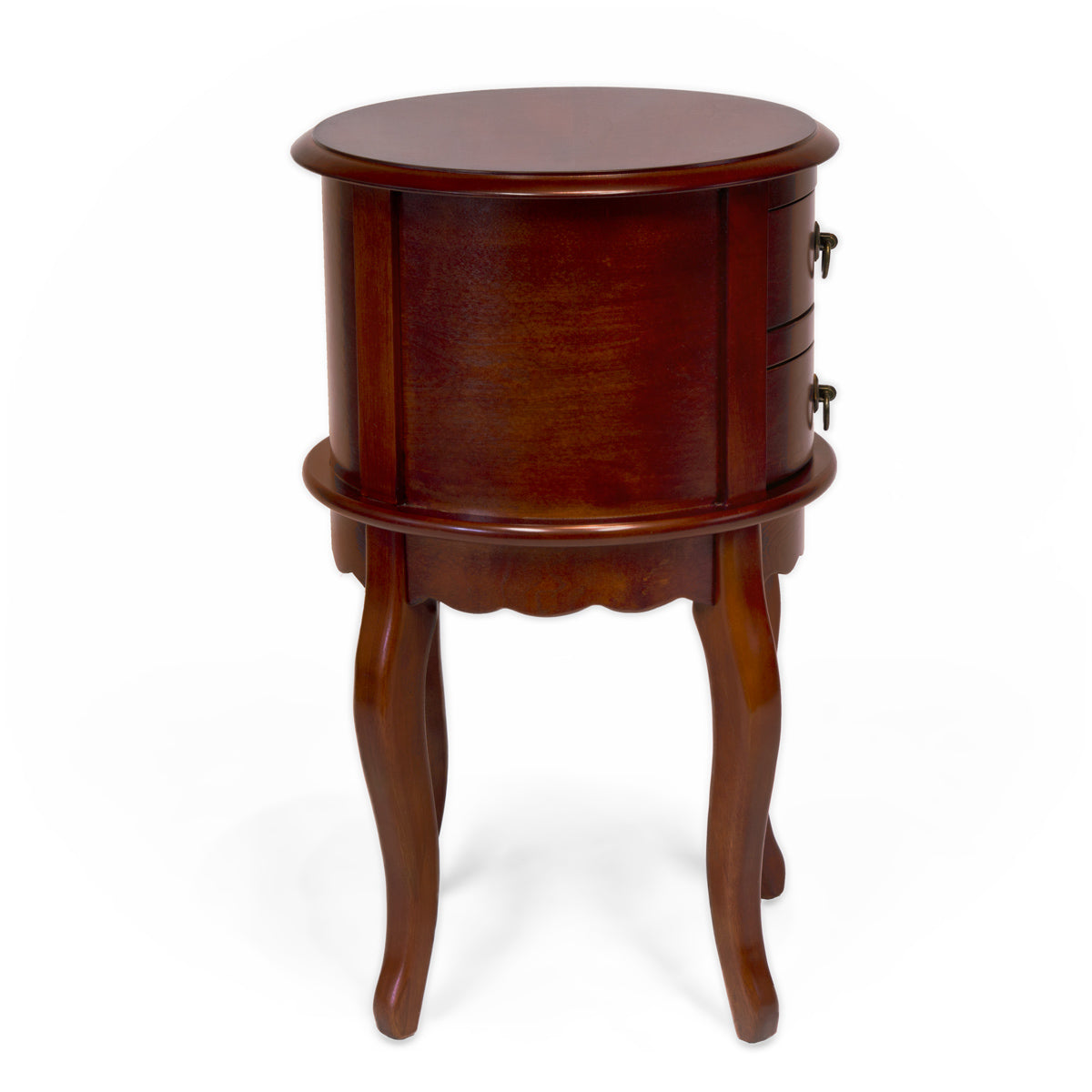 Twin Drawer Round Hall Table
