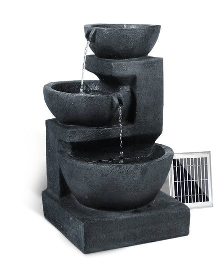 NNEDSZ Solar Fountain with LED Lights