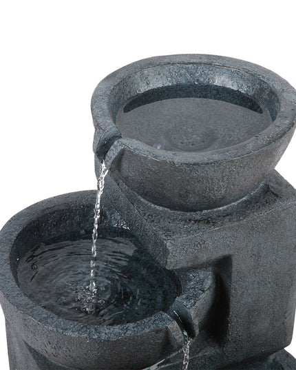 NNEDSZ Solar Fountain with LED Lights