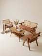 The Rattan Mid-Century Lounge