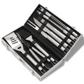 11pcs Outdoor BBQ Grill Tools with Aluminum Box Set