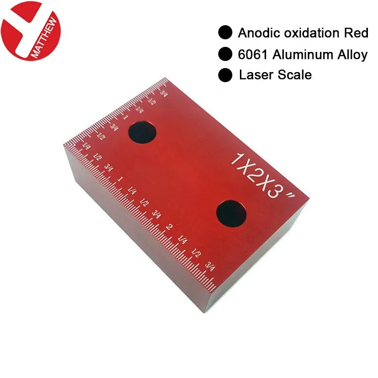 16pcs Industrial & DIY Precision Aluminum Setup Blocks Router Table Height Gauge Bars Customizable OEM Support