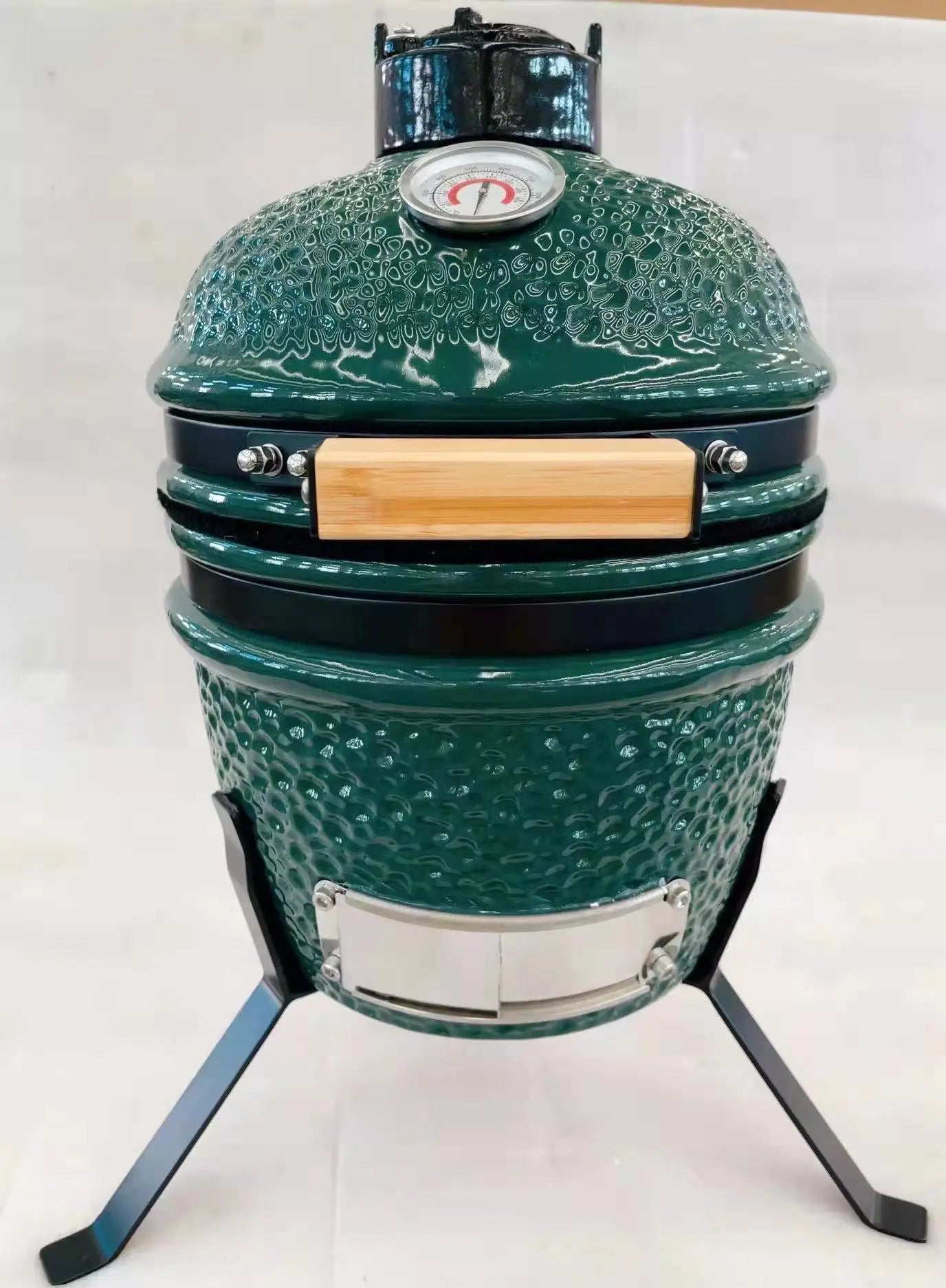 13Inch Ceramic Kamado Grills Outdoor and Indoor Kitchen Camping BBQ Grill