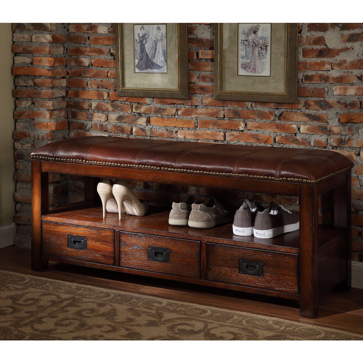 Entryway Storage Bench