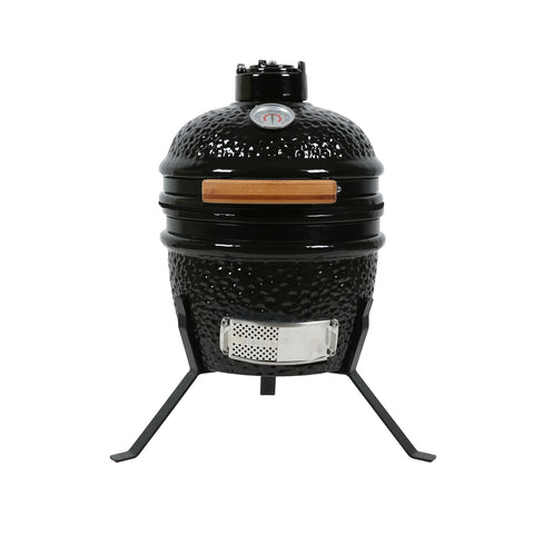 13Inch Ceramic Kamado Grills Outdoor and Indoor Kitchen Camping BBQ Grill