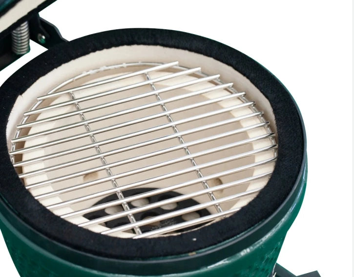 13Inch Ceramic Kamado Grills Outdoor and Indoor Kitchen Camping BBQ Grill