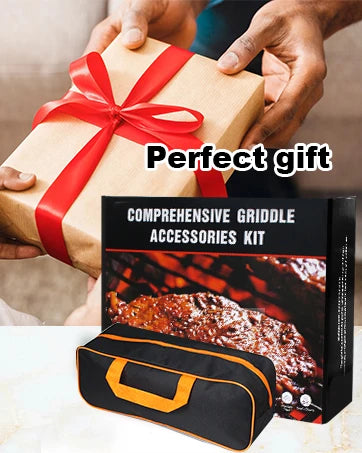 132PCS Outdoor BBQ and Camping Compatible with Blackstone and Camp Chef Griddles Teppanyaki Griddle Accessories Kit