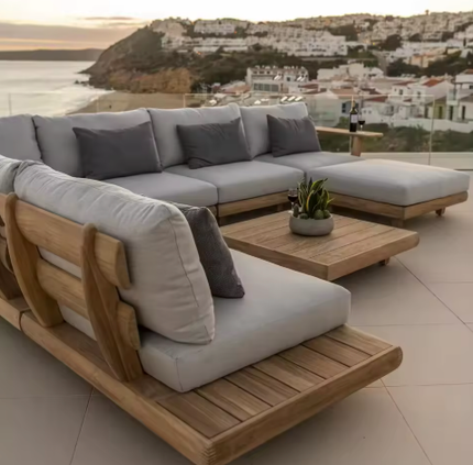 Premium Nordic Teak Patio Set