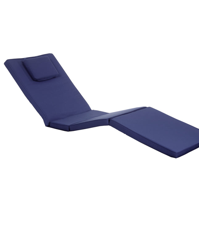 Blue Chaise Lounger Cushion