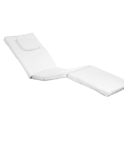 White Chaise Lounger Cushion