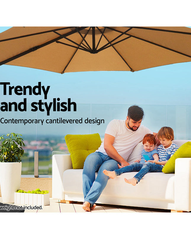 NNEDSZ Outdoor Umbrella - Beige