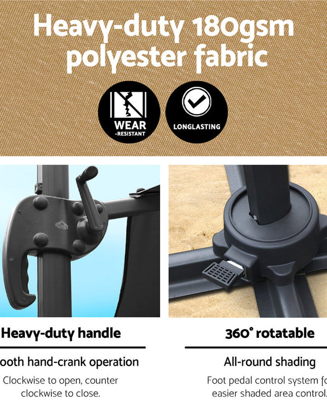 NNEDSZ Outdoor Umbrella - Beige