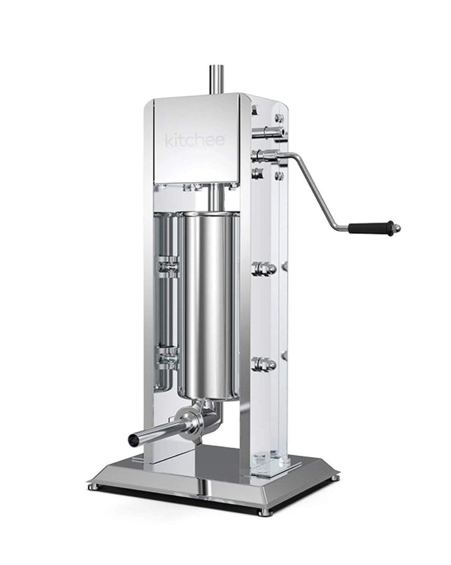 NNEDSZ 5L Manual Vertical Sausage Filler - Stainless Stuffer Meat Press Machine