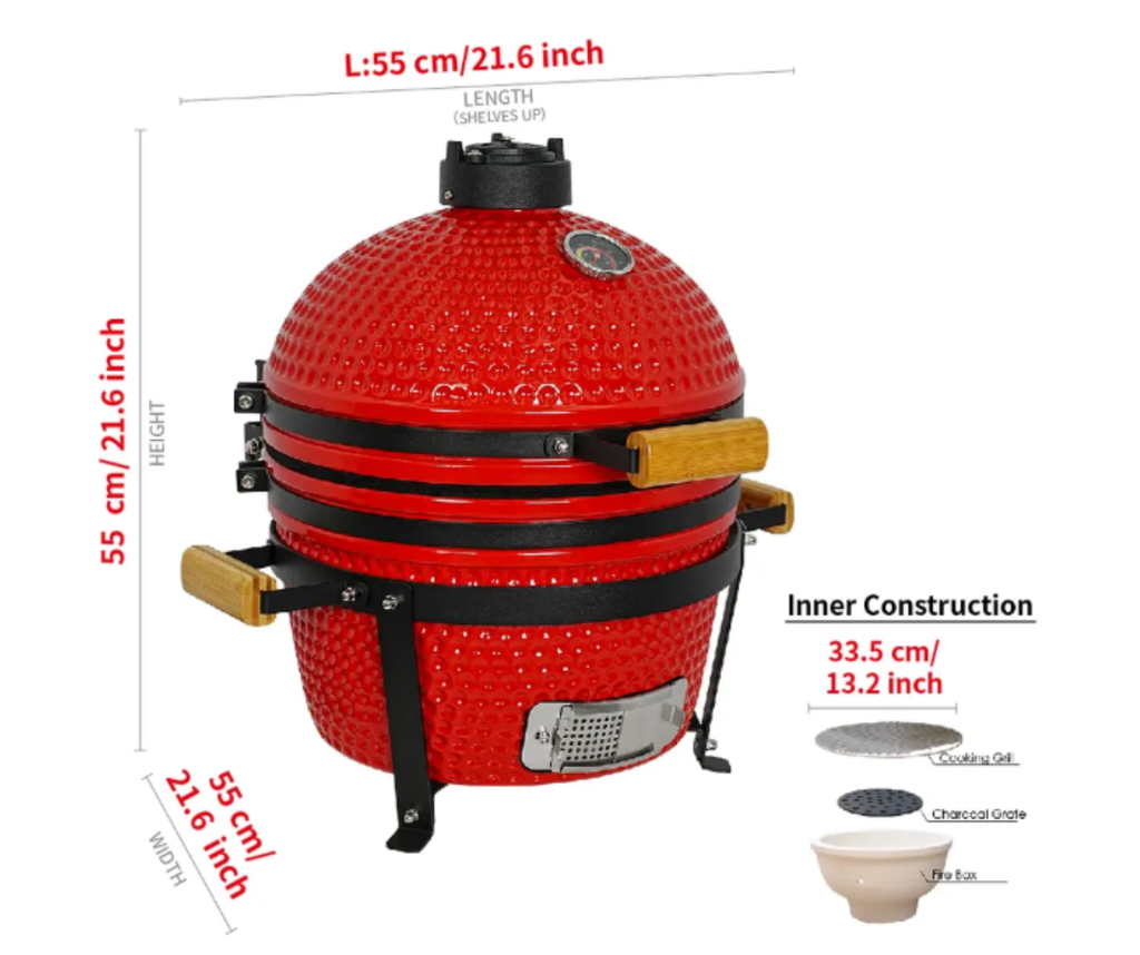 Kamado Ceramic BBQ Grill