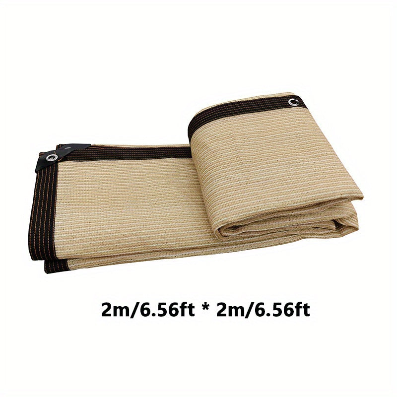 1pc Rectangular Sunshade, Breathable, Square Sunshade Net, Balcony, Garage, Backyard, Swimming Pool, Lawn, Outdoor Activities, Shading Rate (90% -95%), No Additional Tying Rope And Hook Included