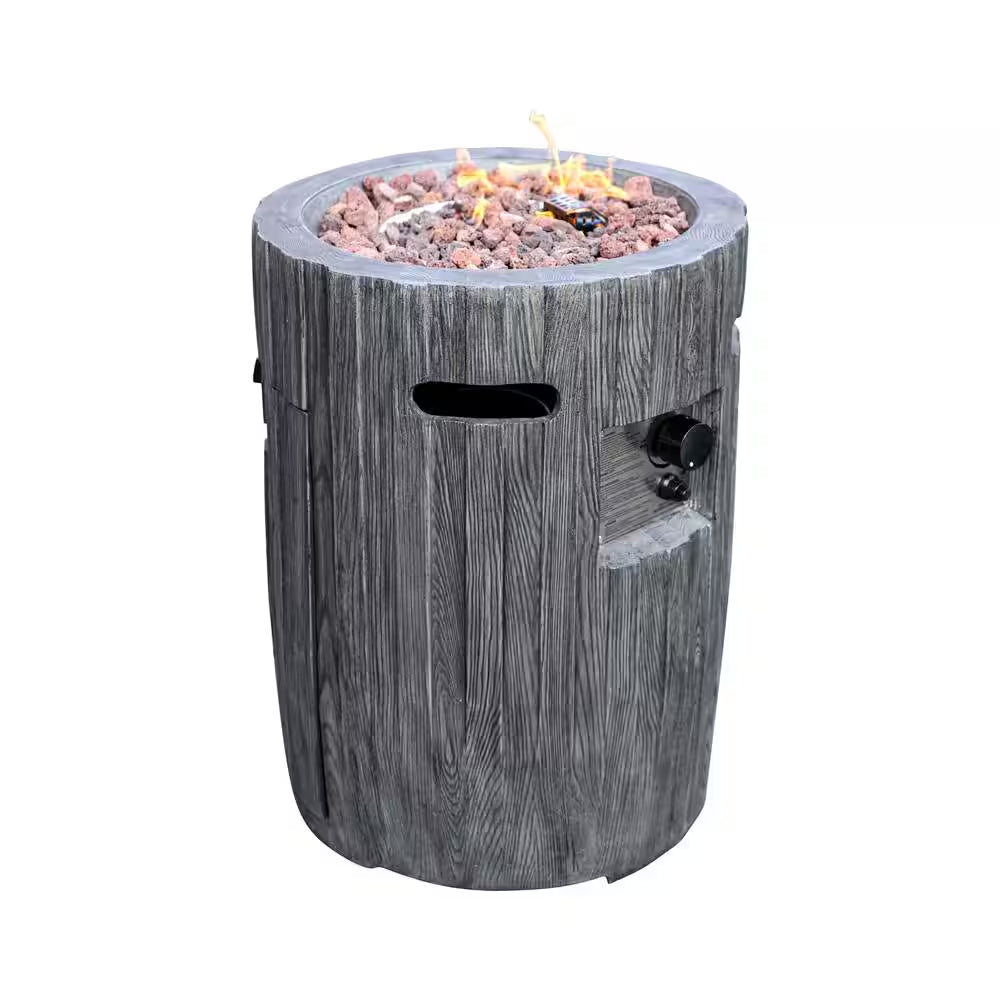 Penny Outdoor Vertical Wood Grain Effect Heater