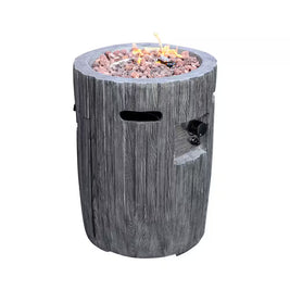 Penny Outdoor Vertical Wood Grain Effect Heater