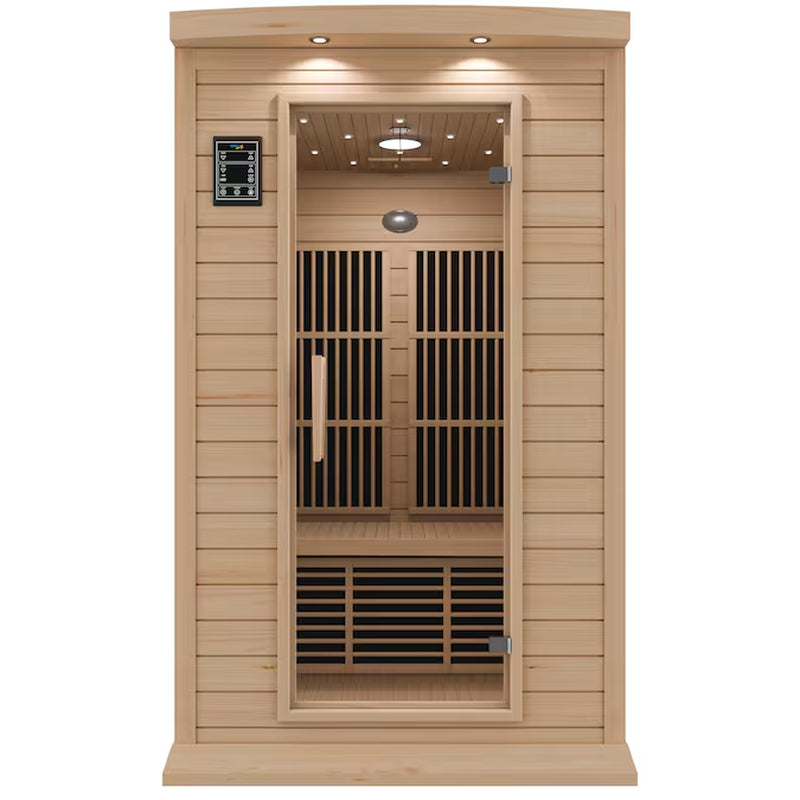 74.8-In H X 49.5-In W X 47-In D Wood Infrared Sauna