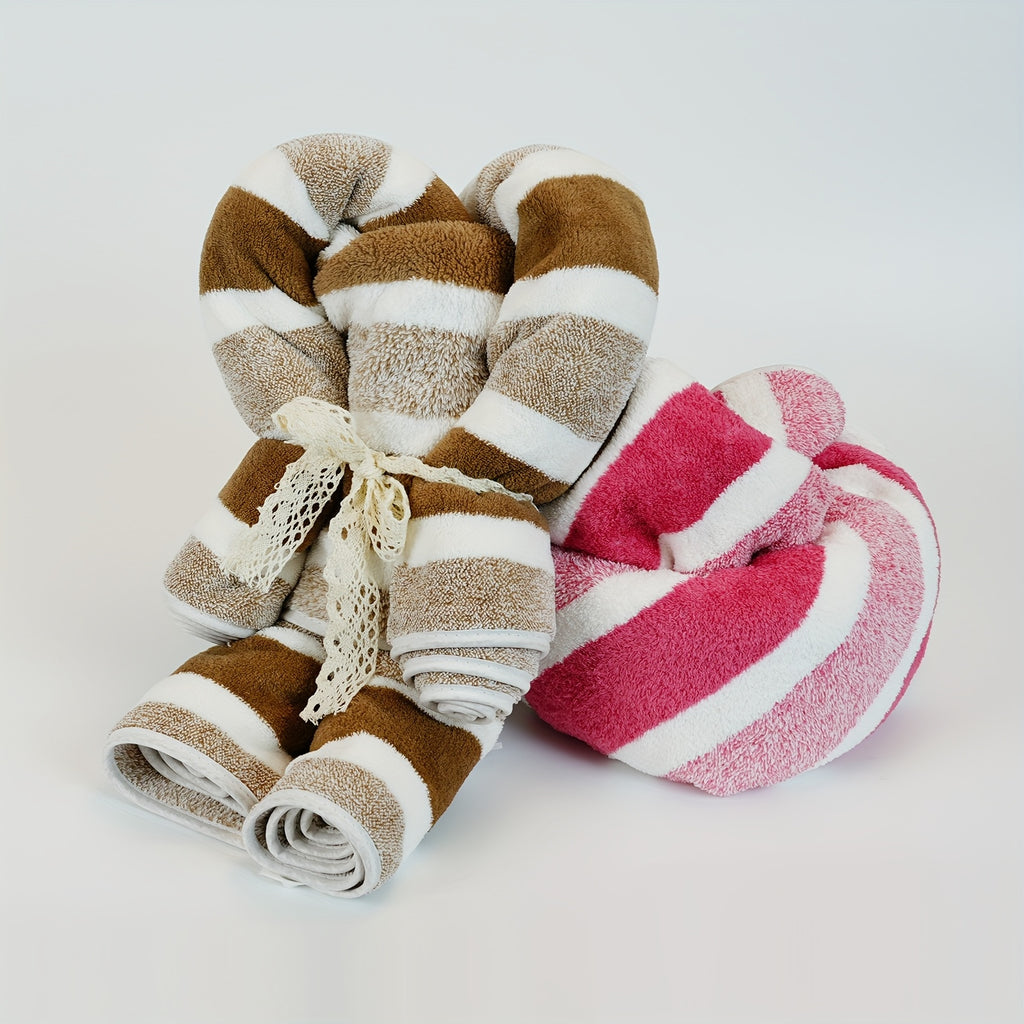 12pcs/ 8pcs/ 4pcs Bath Sheet, Extra Large Coral Fleece Bath Sheet, Large Bath Towels, Ultra-lightweight, Blazing Quick-Dry, Incredibly Absorbent, for Home, Gym, Pool, Spa 55.12*27.56ln Father's Day Gift, Valentine's Day Gift,