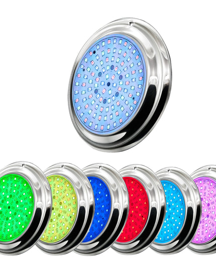 PoolTone™ Solid State 16 Color LED Pool Light 12 or 120 Volts 15 - 150 FT