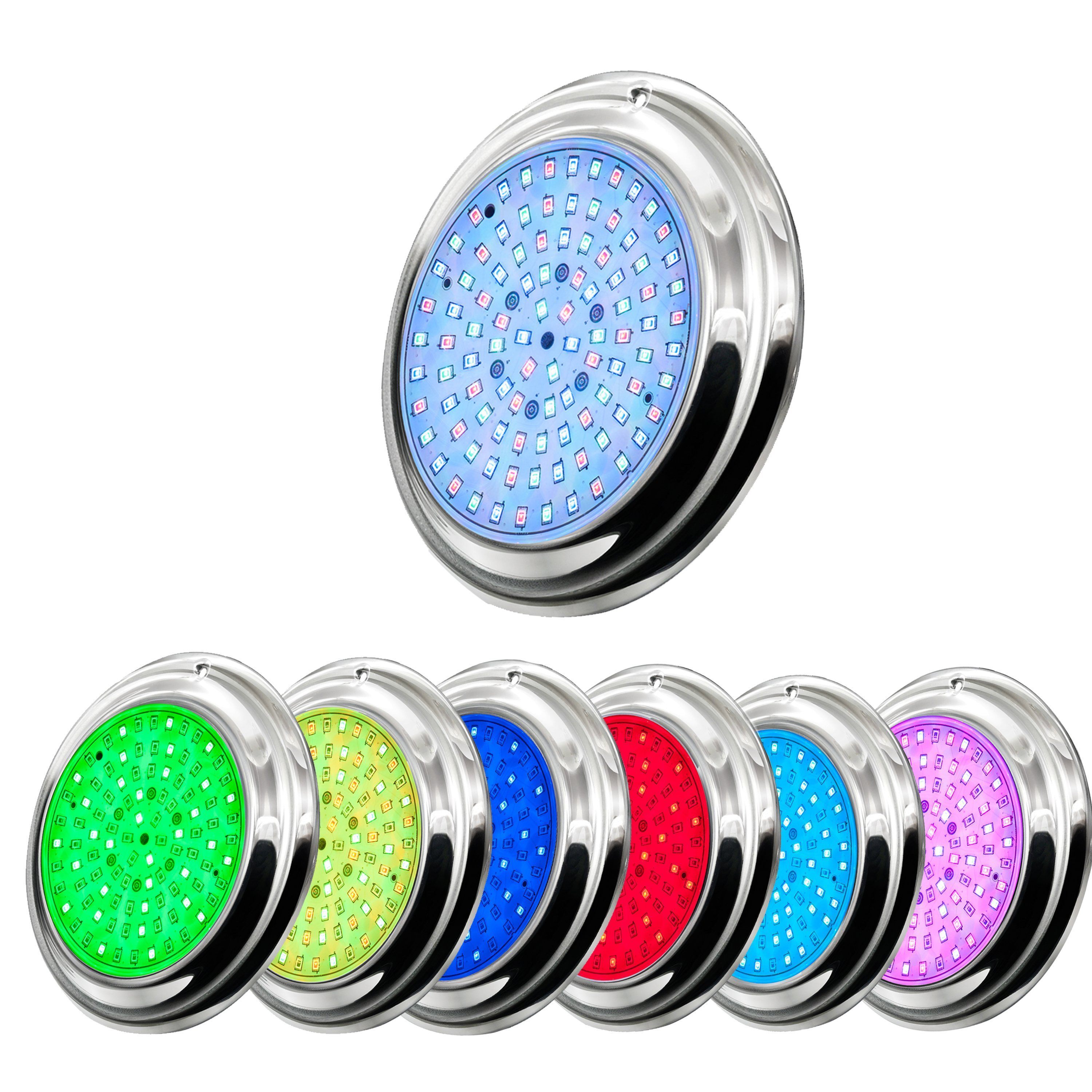 PoolTone™ Solid State 16 Color LED Pool Light 12 or 120 Volts 15 - 150 FT-0